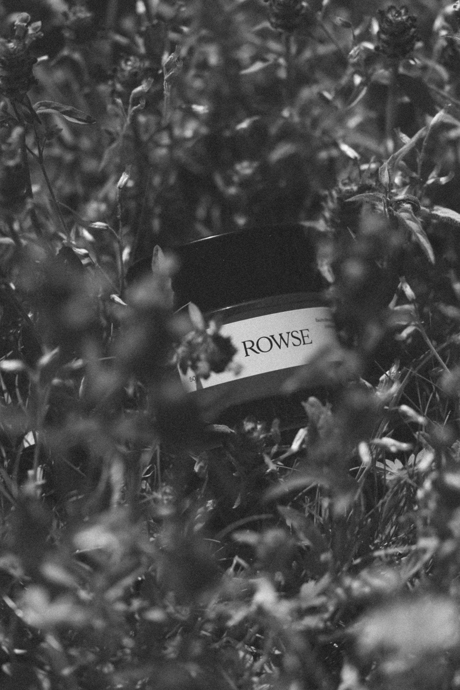 Rowse product in a field of wildflowers