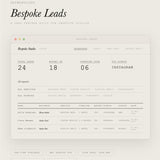 Bespoke Leads Tracker